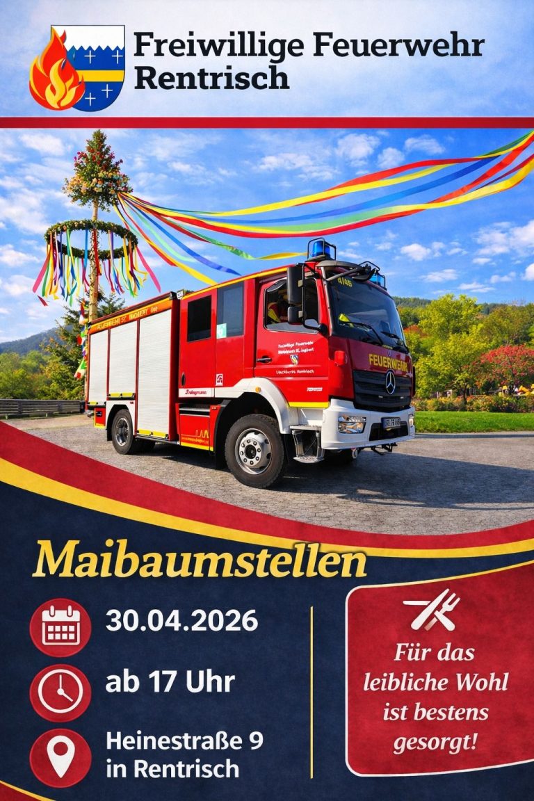 Maibaumstellen am 30.04.2026 in Rentrisch