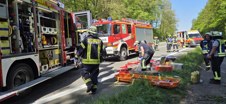 Schwerer Verkehrsunfall zwischen St. Ingbert und Kirkel – Fahrerin schwer verletzt