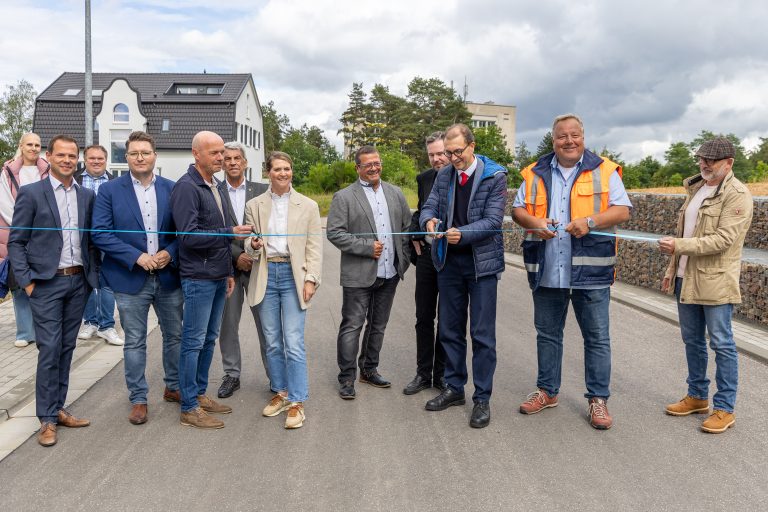 Erschließung des Gewerbegebietes „Hans-Wilhelmi-Straße“ in Rohrbach erfolgreich abgeschlossen-Weg frei für Neubebauung