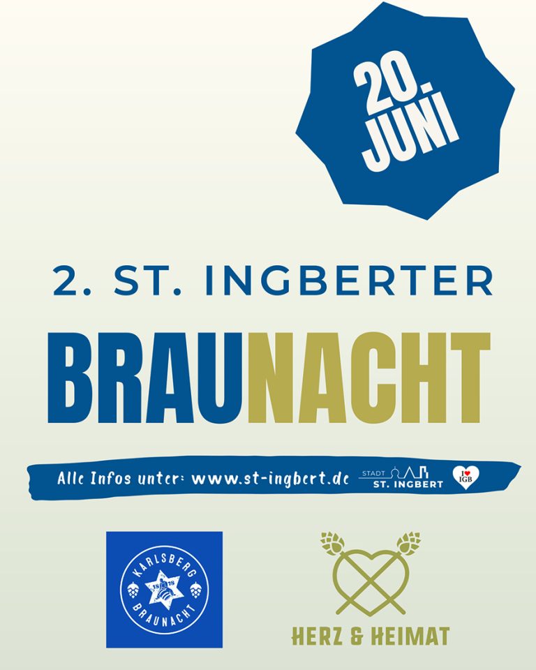 2. Braunacht in St. Ingbert: Braukunst, Live-Musik und geselliges Miteinander am 20. Juni