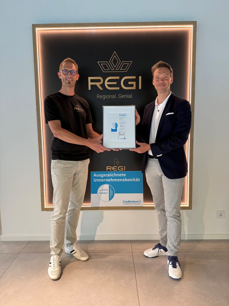 REGI GmbH gehört zur Bonitätselite Deutschlands