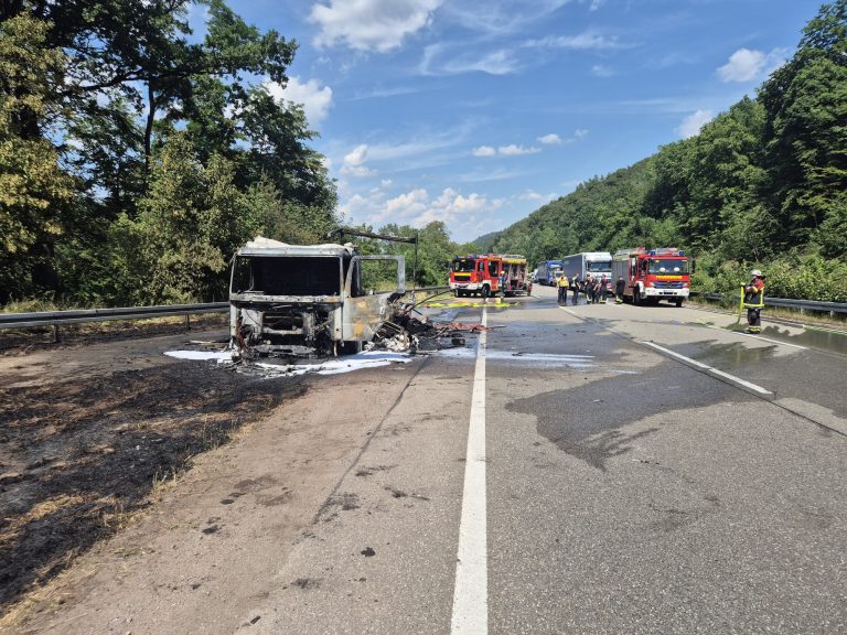 Mehrere Einsätze für die Feuerwehr St. Ingbert-Brand A6, Gasausströmung und Vegetationsbrand