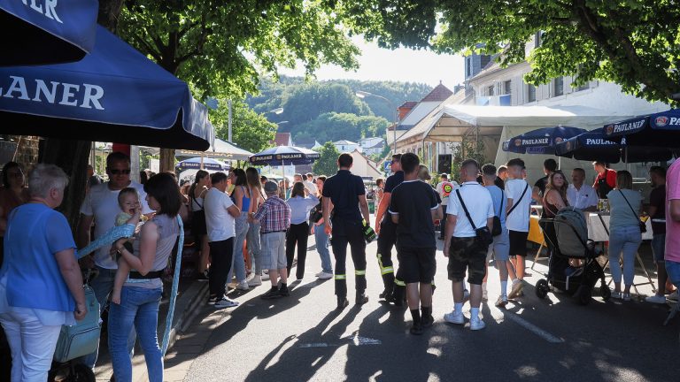 In Oberwürzbach wird Dorffest und Kirmes gefeiert